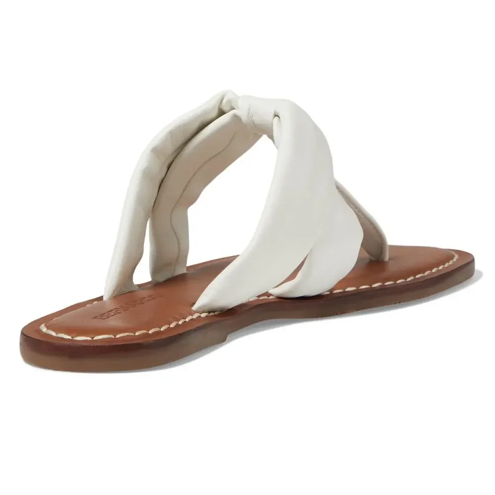 BERNARDO MARGARET - SANDALS FOR WOMEN - RUBBER OUTSOLE WHITE 7.5 M